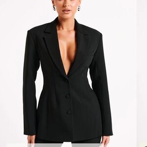 Hourglass Structured Meshki Blazer